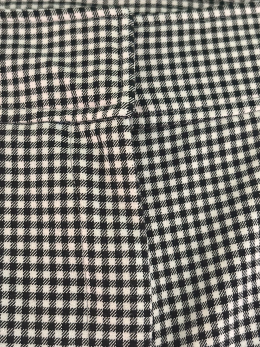 Joie Black & White Houndstooth Straight-Leg Pants
